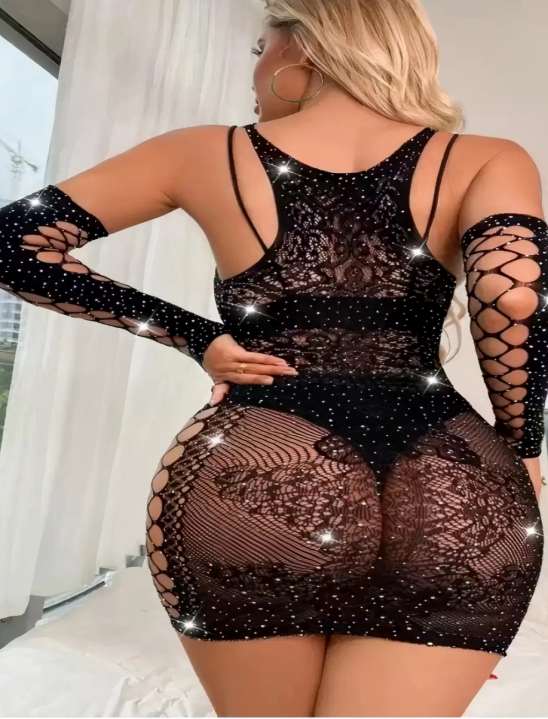 RR SİYAH TAŞLI VÜCUT ÇORABI 31031
