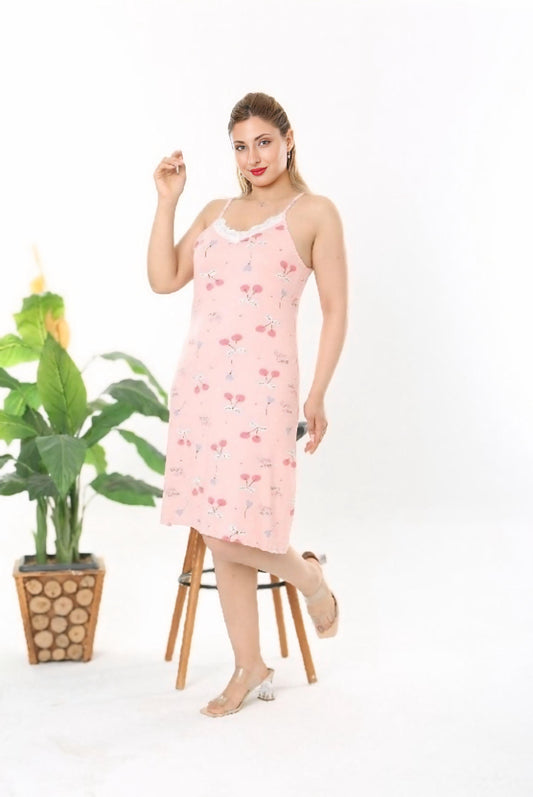 RR KİRAZLI PEMBE PENYE GECELİK 20